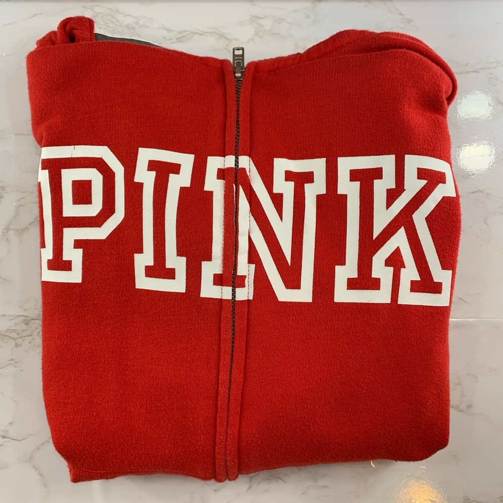 COPY - PINK zip up hoodie